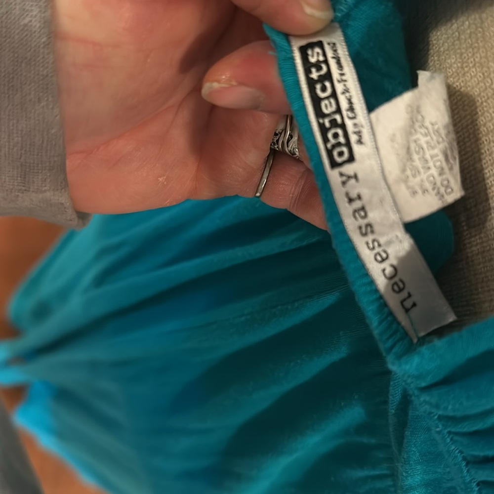 Elegant Teal Halter Maxi Dress - Picture 3 of 3